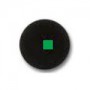 Pelota Goma Negra Cuadro Verde