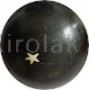 Pelota Goma Negra Estrella Blanca