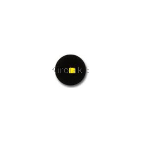 Pelota Goma Negra Cuadro Amarillo