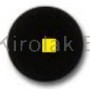Pelota Goma Negra Cuadro Amarillo